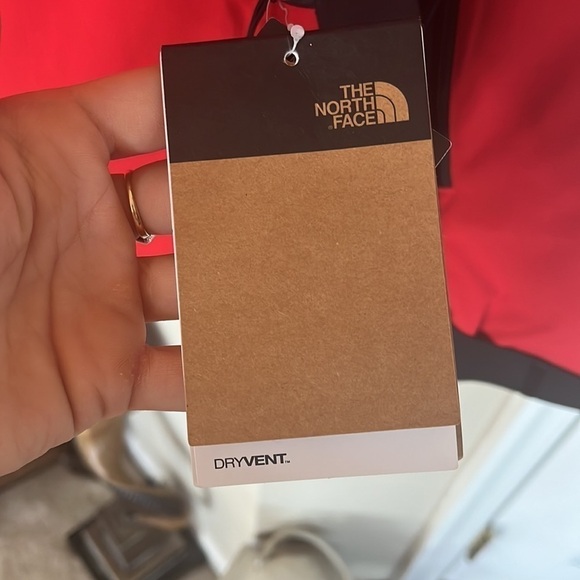 Brand New The North Face Inclination Jacket Red & Black Zippered Hooded Dryvent - Picture 9 of 16